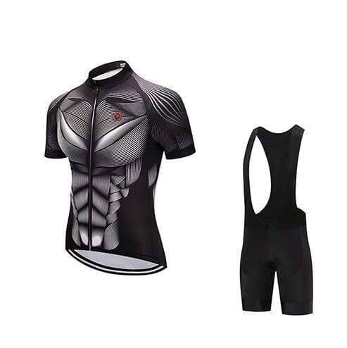 Unisex Skull cycling kit for road and mountain biking, high-performance & breathable