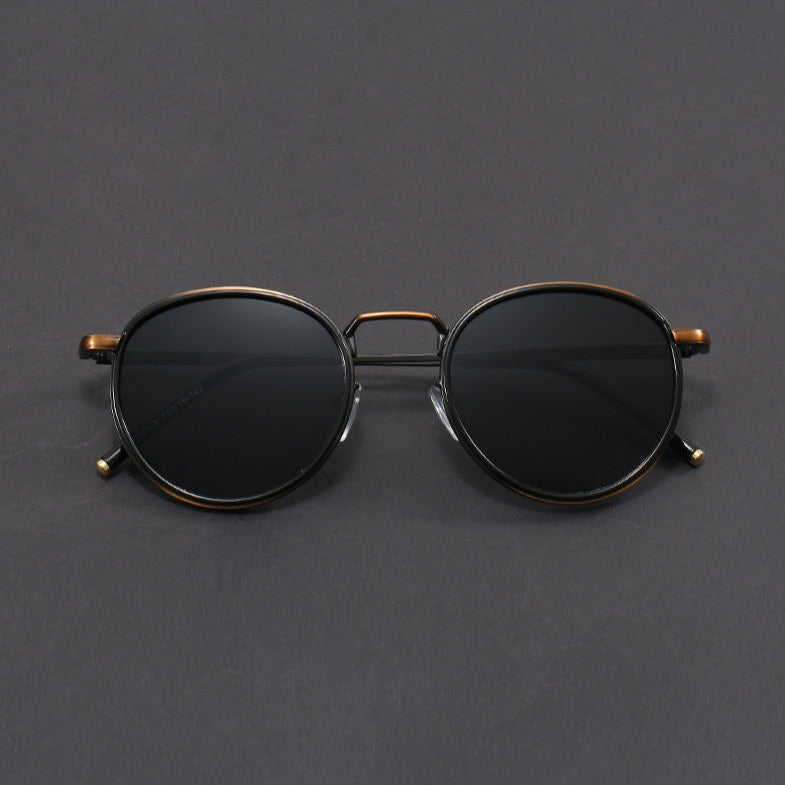 Classic aviator shades, anti-glare lenses, durable frame. Perfect unisex fashion accessory.