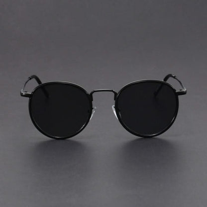 Everyday sleek metal aviator sunglasses, unisex, providing stylish UV eye protection.