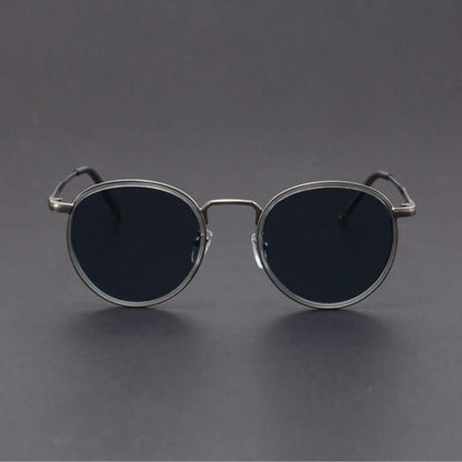Classic aviator sunglasses, sleek metal frame, unisex design, full UV protection.