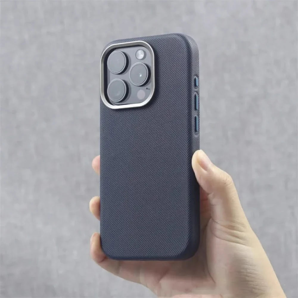Durable iPhone case with drop protection and a secure textured grip. Slim, stylish & protective cover.
