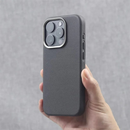 Ultra-slim iPhone case featuring a comfortable, non-slip textured grip for daily protection & style.