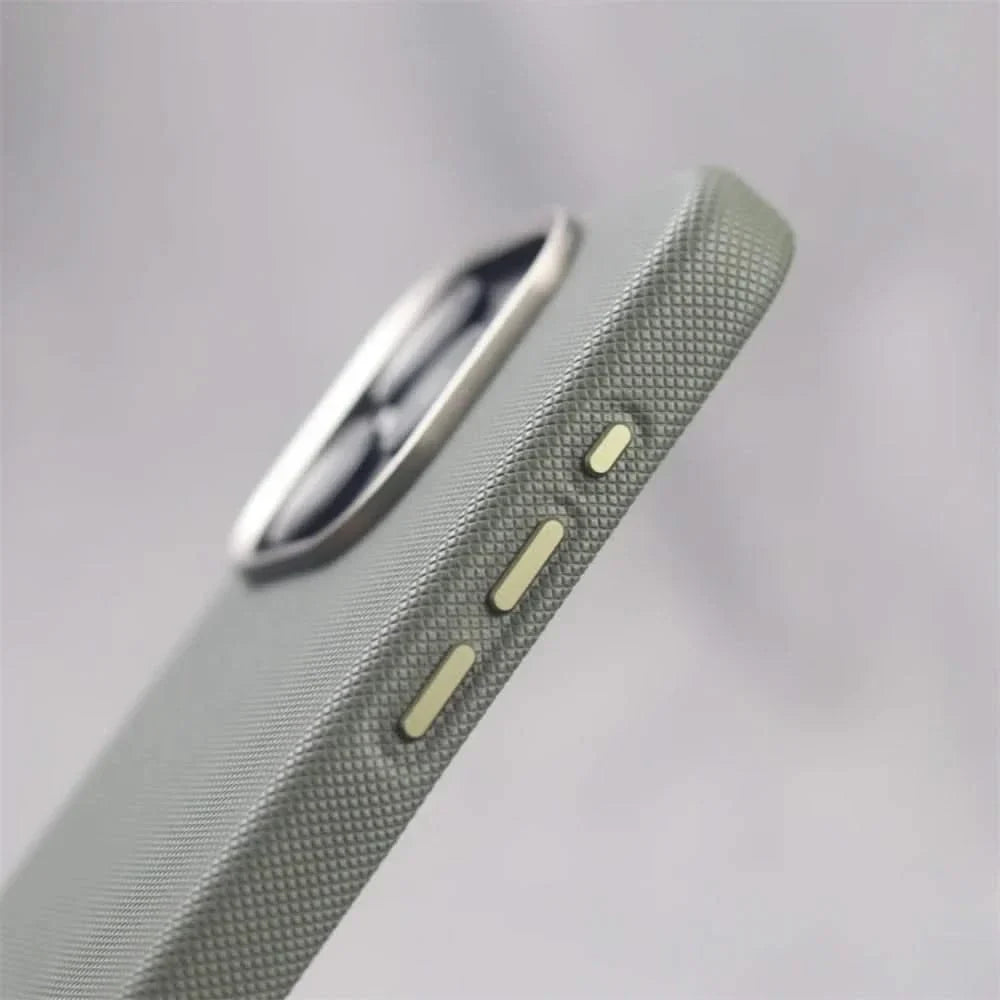 Stylish unisex iPhone case, slim fit with a practical textured grip for secure everyday phone protection.