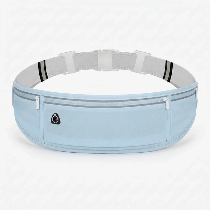 Unisex fitness waist pack for workouts. Slim sports fanny pack, running belt & phone holder for active lifestyles.