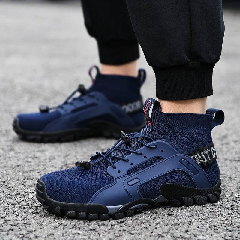 Comfortable unisex hiking shoes with slip-on design, breathable for long outdoor treks