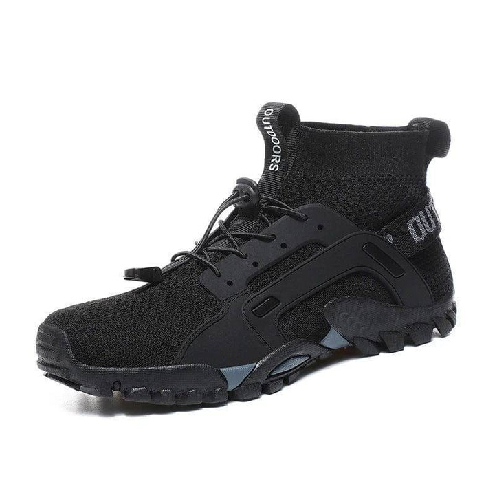 Breathable slip-on sneakers for hiking, unisex, offering comfort and durability for trails
