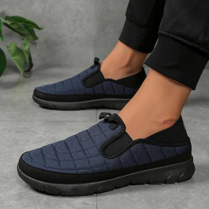 Everyday casual slip-on walking shoes, lightweight, breathable, and designed for comfort.