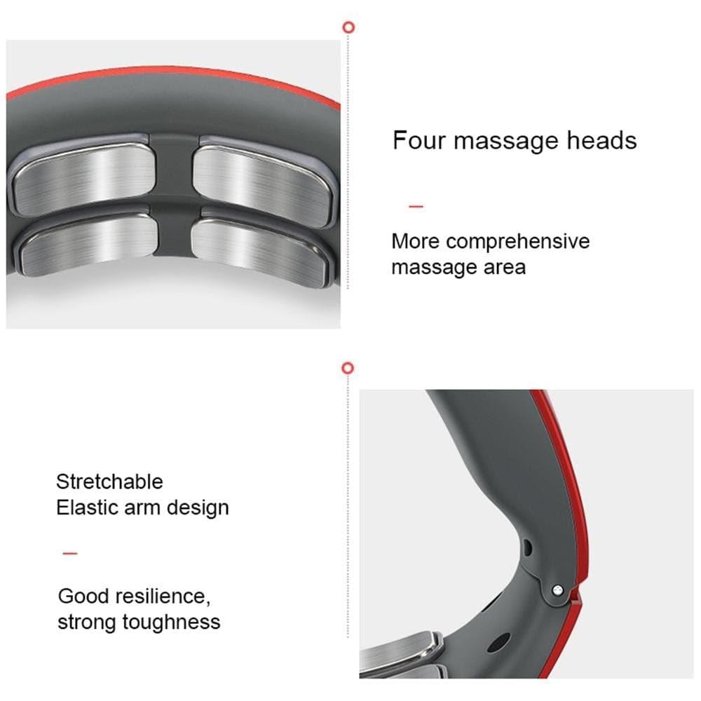 Unisex heated neck & shoulder massager provides muscle relaxation & stress relief. Smart personal care.