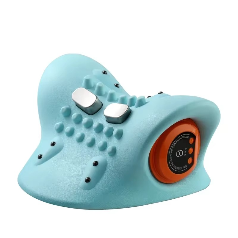 Unisex smart electric neck massager for cervical pain relief & heat therapy.