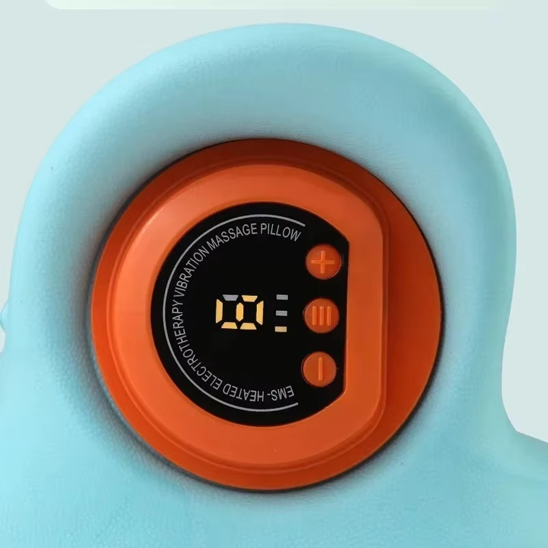 Smart cervical neck massager providing pain relief, heat, and relaxation for unisex users.