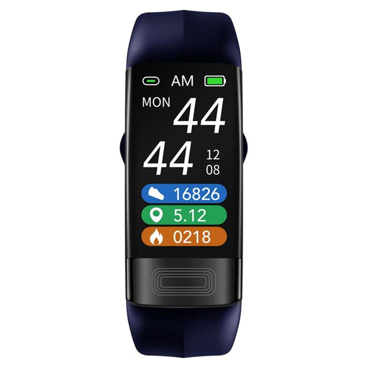Sleek unisex smart health armband. Comprehensive ECG, BP & heart rate monitor for all-day wear.