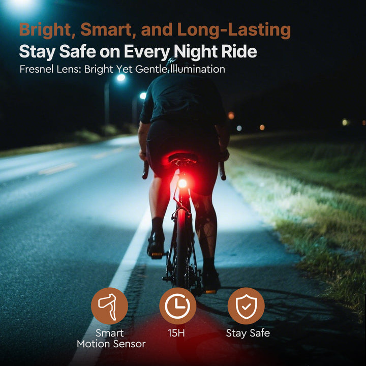 Unisex Smart Motion Sensing Bike Tail Light