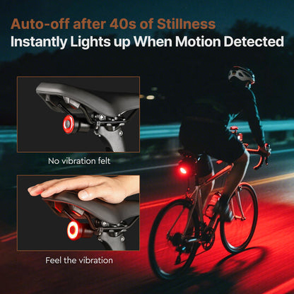 Unisex Smart Motion Sensing Bike Tail Light