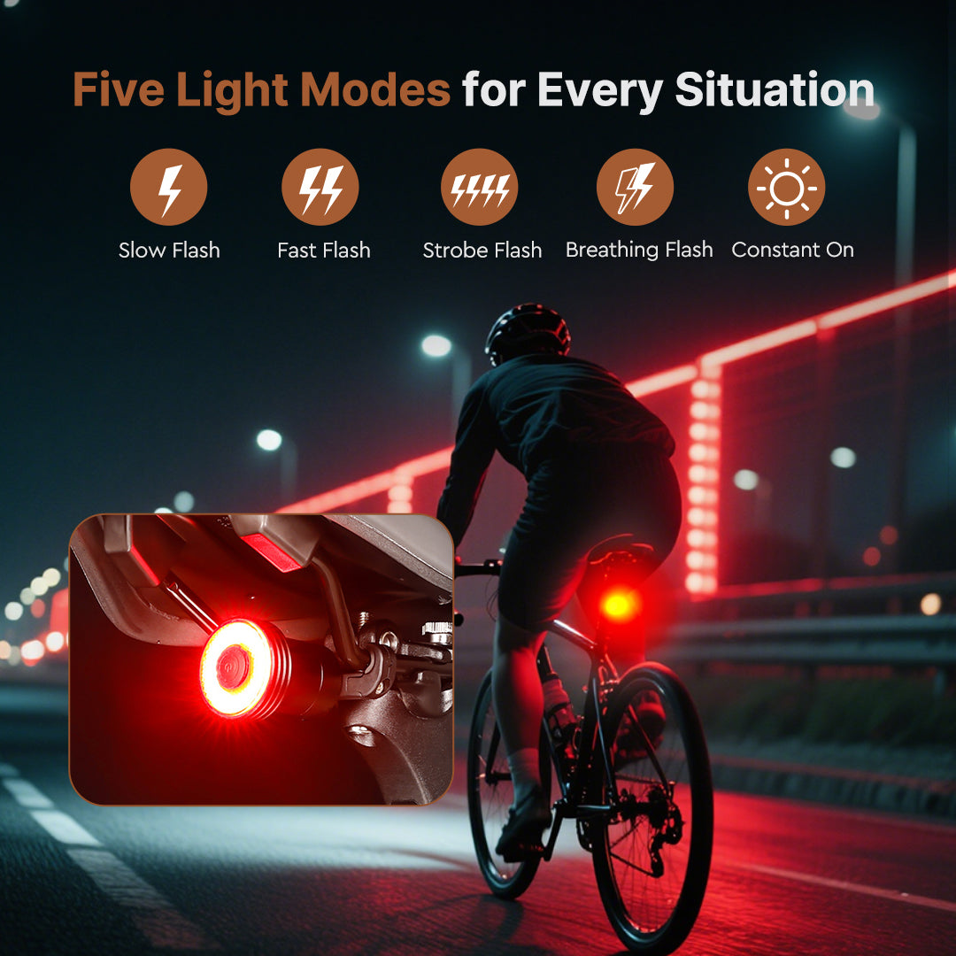 Unisex Smart Motion Sensing Bike Tail Light