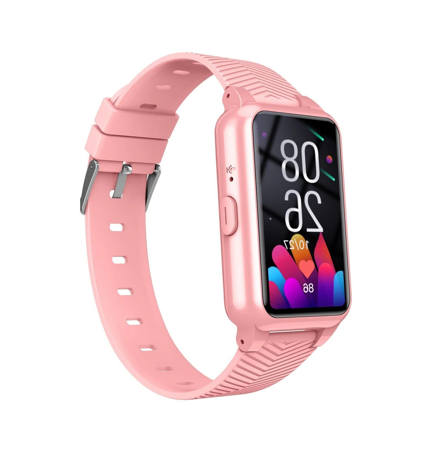 Senior safety smartwatch with GPS tracking, real-time location, and personal alarm.