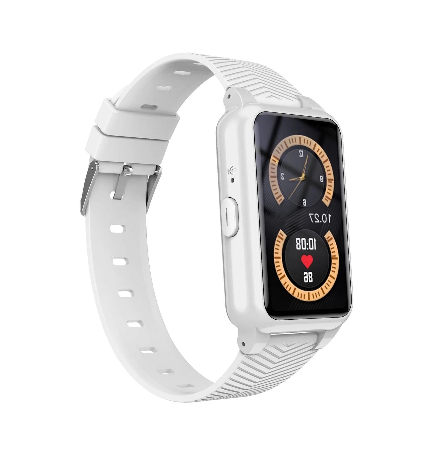 Smartwatch for seniors: health monitor, medication reminders, and fall detection for safety.