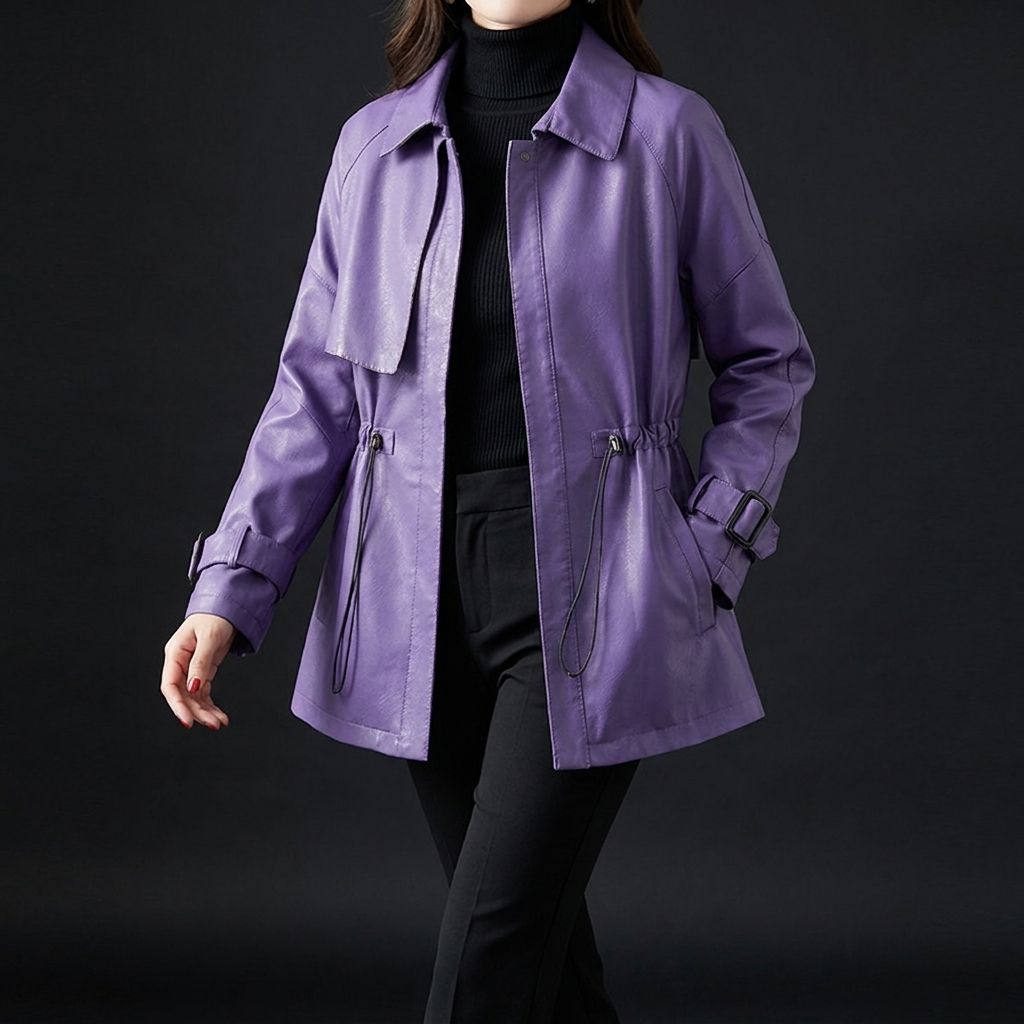 Stylish unisex urban jacket, smooth finish, offering modern and comfortable outerwear for any everyday look.