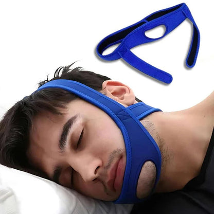 Unisex Snore Relief Chin Strap for comfortable sleep apnea support. Anti-snoring solution for night use.