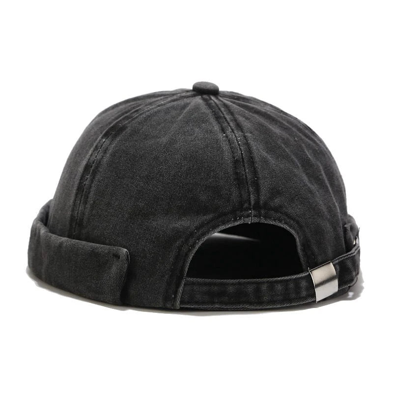 Stylish unisex soft cotton beanie, breathable for fall/winter fashion. Adjustable casual headwear.
