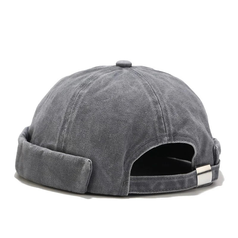 Comfortable unisex soft cotton beanie hat, adjustable. A breathable accessory for mens/womens fall/winter style.