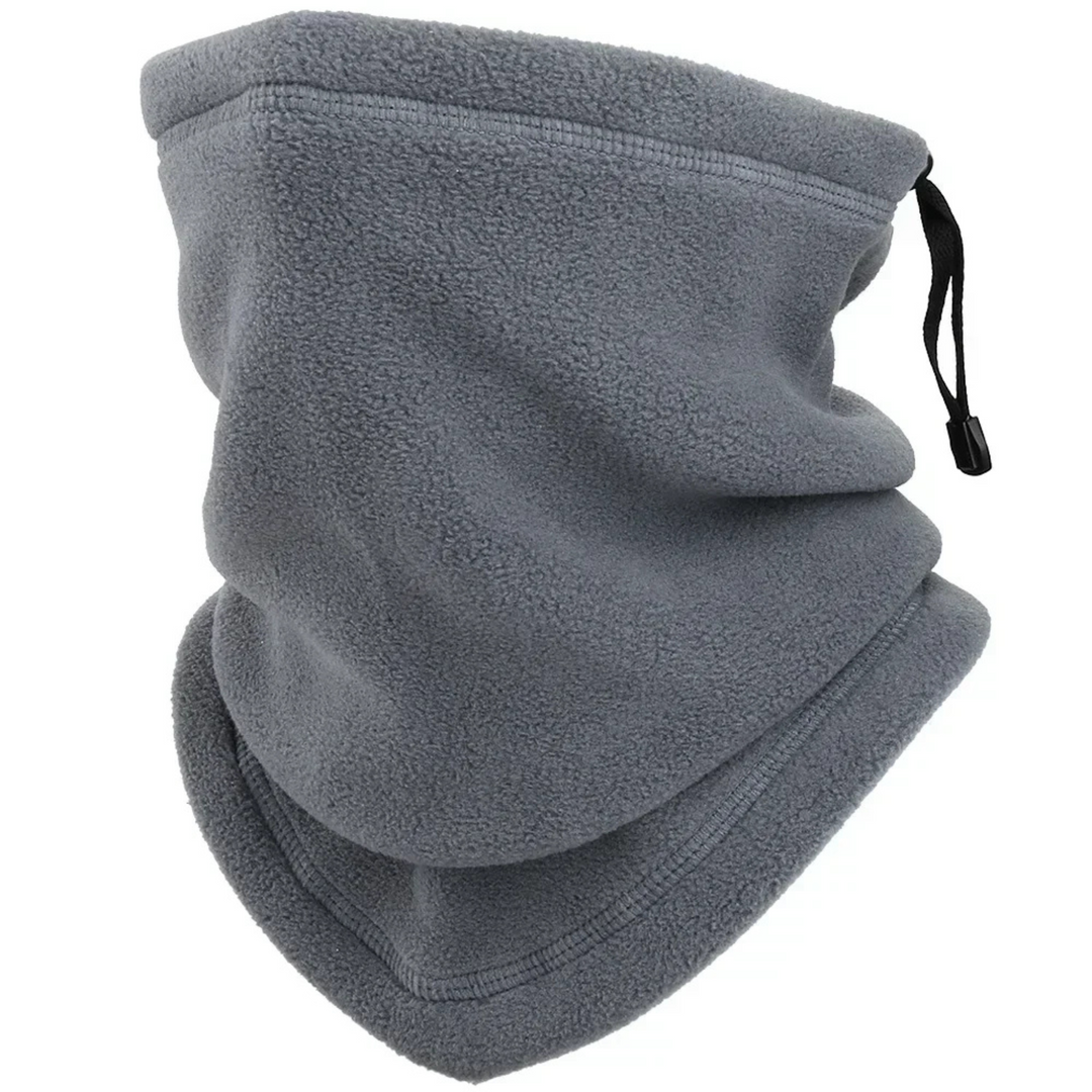 Soft, comfortable unisex fleece neck gaiter, perfect for warmth during winter sports