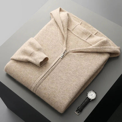 Durable, soft unisex full-zip hoodie, perfect for an active lifestyle & everyday layering.