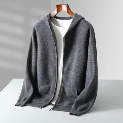 Cozy full-zip unisex hoodie, perfect outerwear for layering & an active, relaxed lifestyle.