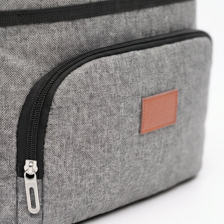 Durable unisex soft cooler for food & beverages, a versatile carrier for picnics, travel, or daily use.