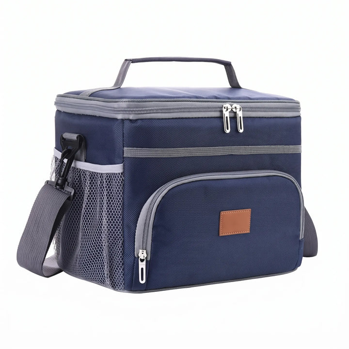 Stylish unisex soft cooler, an essential insulated bag for lunch, travel, and keeping drinks cold outdoors.
