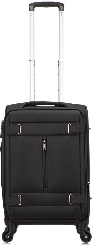 Easy-to-handle unisex softshell carry-on, lightweight & TSA approved for hassle-free trips.