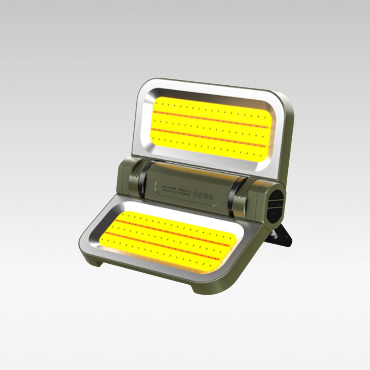 Unisex Solar USB Rechargeable Flood Light for camping, bright LED, portable outdoor emergency lamp