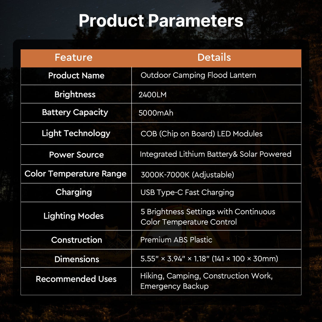 Emergency solar light, offers bright and wide beam, indispensable for power outages and outdoor survival kits