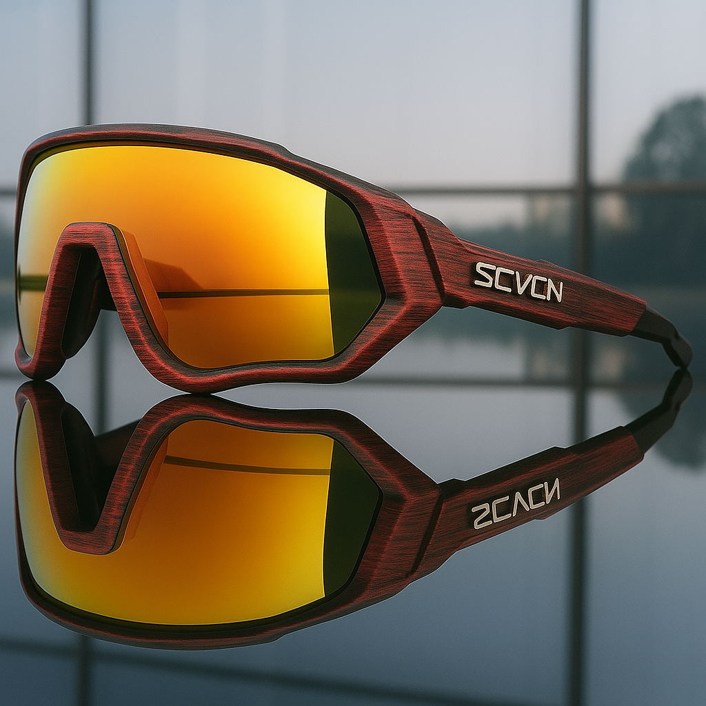 Unisex SolarDash polarized sports sunglasses for cycling & running. Lightweight, durable, 100% UV protection & glare reduction.
