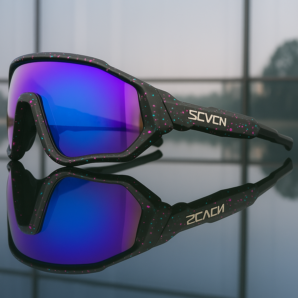 Versatile unisex SolarDash polarized sports sunglasses. Lightweight & comfortable for running, cycling, & outdoor activewear.