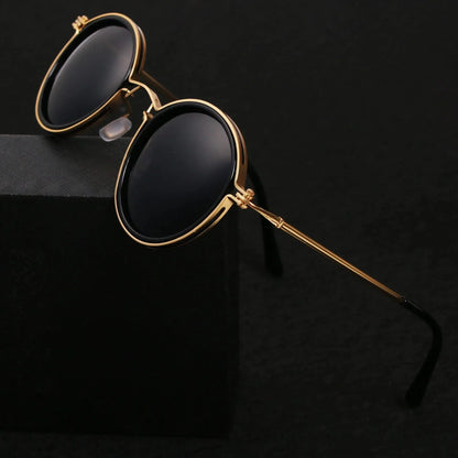Unisex Solis polarized sunglasses featuring a unique tortoise pattern & metal frame. Anti-glare eyewear.