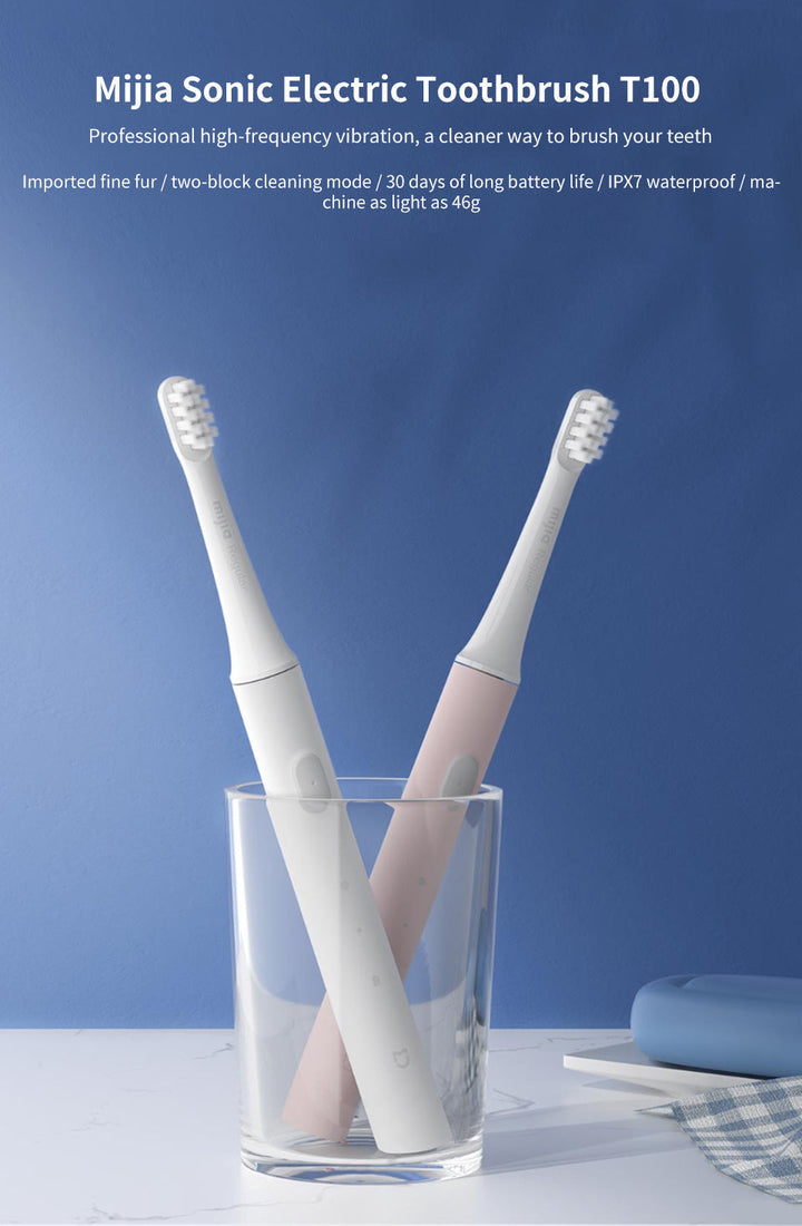 Long-lasting battery feature of USB rechargeable sonic electric toothbrush, great for travel.