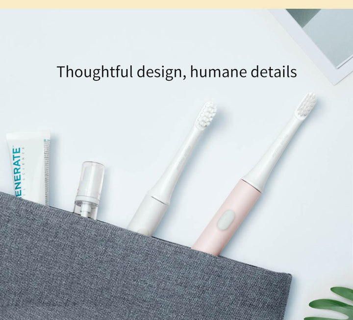 Waterproof sonic electric toothbrush with powerful vibrations for deep cleaning & healthy gums.
