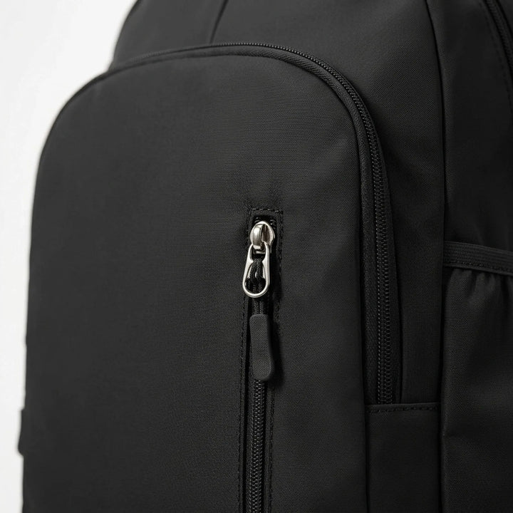 Foldable travel backpack with shoe compartment, perfect for activewear, sports gear, and easy storage.