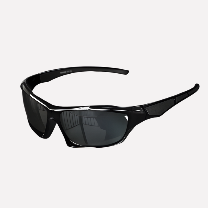 Durable unisex sports sunglasses with UV400 polarized lenses, perfect for running, cycling & outdoor sports.