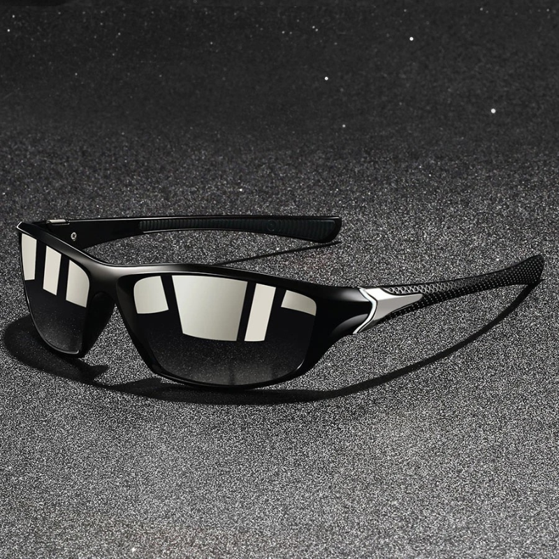 Durable sporty shades for outdoor activities, with polarized UV protection lenses & secure fit.