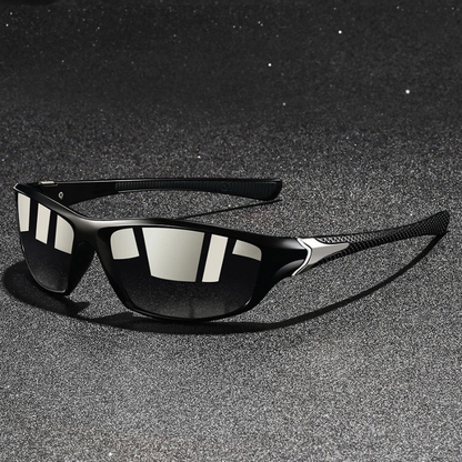 Durable sporty shades for outdoor activities, with polarized UV protection lenses & secure fit.