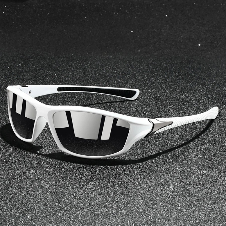 Enhanced vision with unisex sporty sunglasses. Polarized, UV protected lenses for active outdoor use.