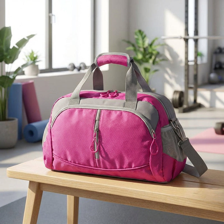 Unisex sporty travel bag, spacious & durable. Ideal duffel for weekend trips or gym essentials.