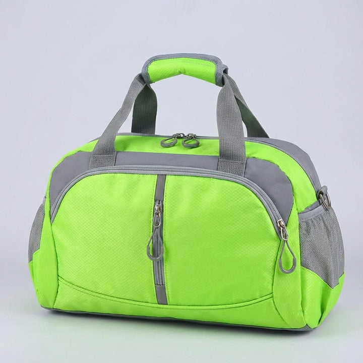 Adventure-ready duffel bag on an outdoor trail, a durable & spacious travel companion for trips.