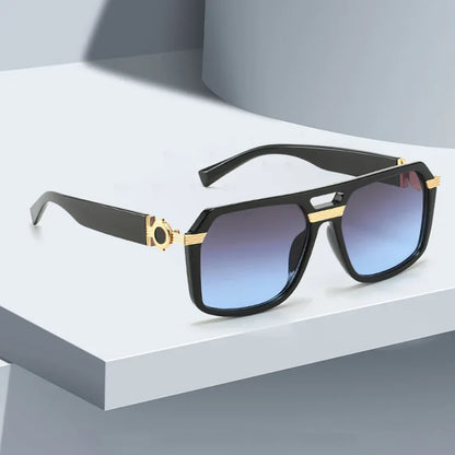 Chic unisex square sunglasses for fashion-forward individuals, featuring essential UV400 protection.