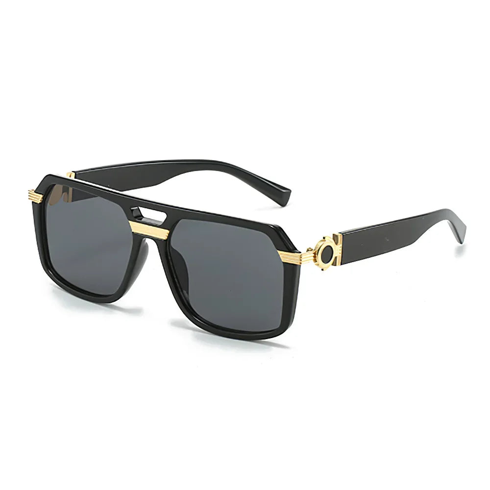 Elevate your look with these stylish unisex square frame sunglasses, offering full UV400 eye protection.
