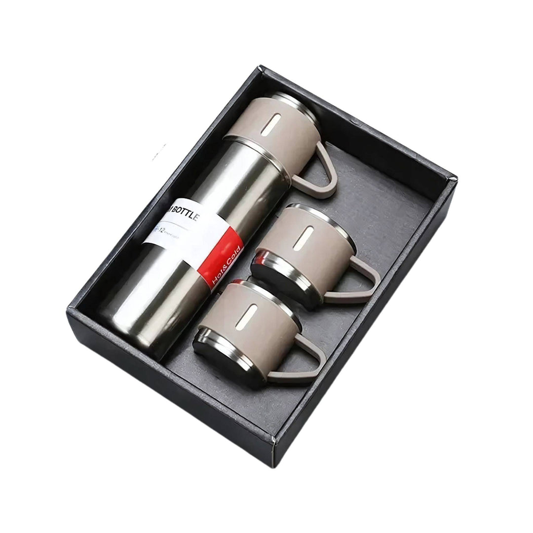 Eco-friendly stainless steel thermos for daily use, keeping drinks hot or cold, a smart reusable drinkware choice
