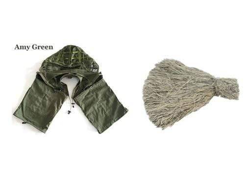 Lightweight and breathable ghillie suit designed for stealth and camouflage in hunting situations