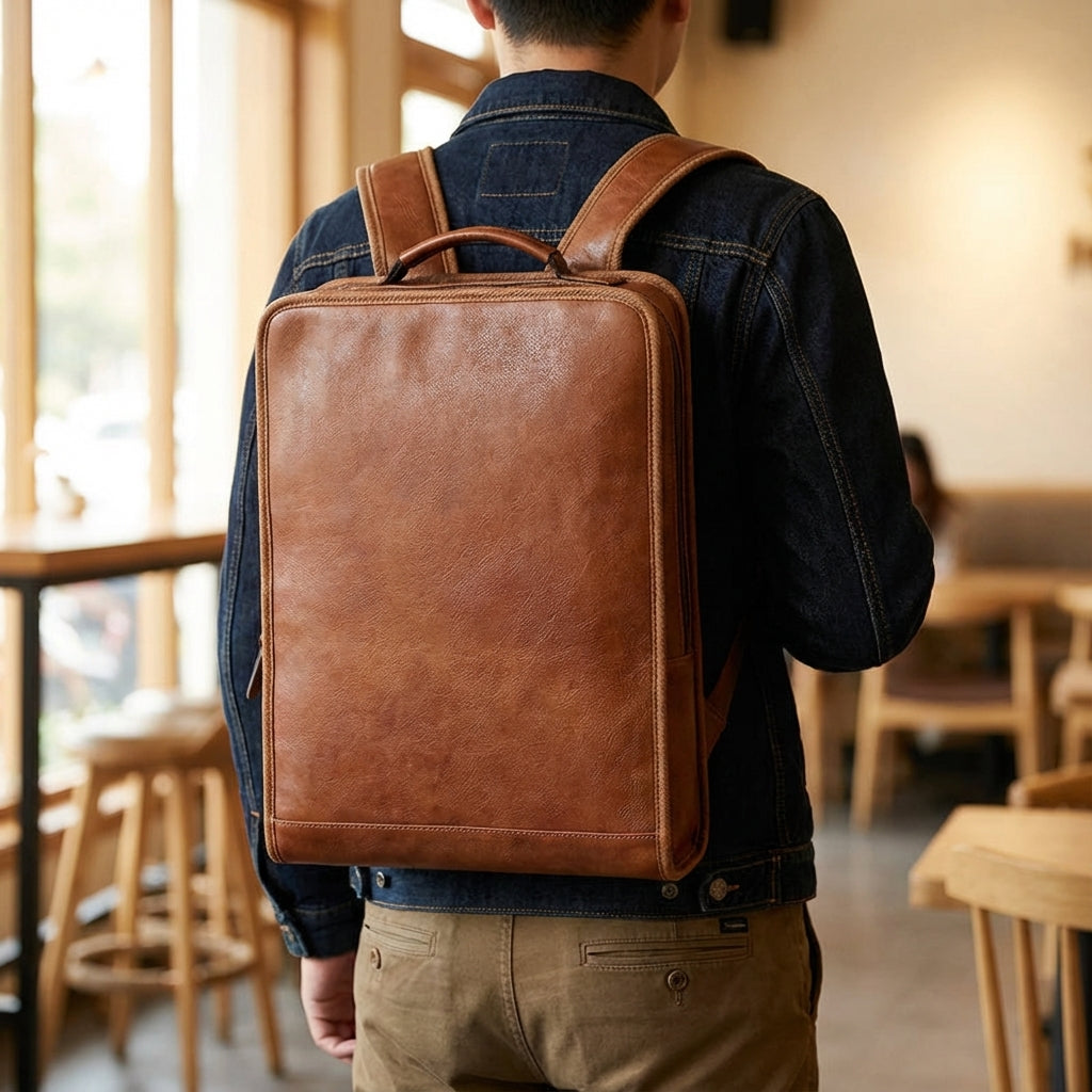 Unisex structured laptop backpack (16-inch) for professionals. Durable MetroTote work & travel bag for everyday carry.