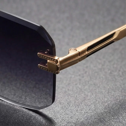 Durable & lightweight unisex sunglasses with anti-glare lenses for enhanced clear vision and stylish protection.
